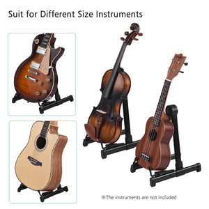 Compact Folding Guitar Stand: Versatile & Easy Storage Solution