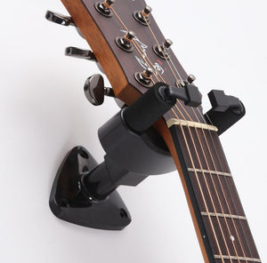 Secure & Stylish: Gravity Locking Guitar Wall Hanger | Slot Plate Design